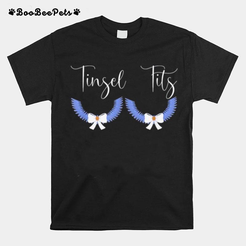 Tinsel Tits Couple Christmas Jingle Balls Tinsel Tits T-Shirt