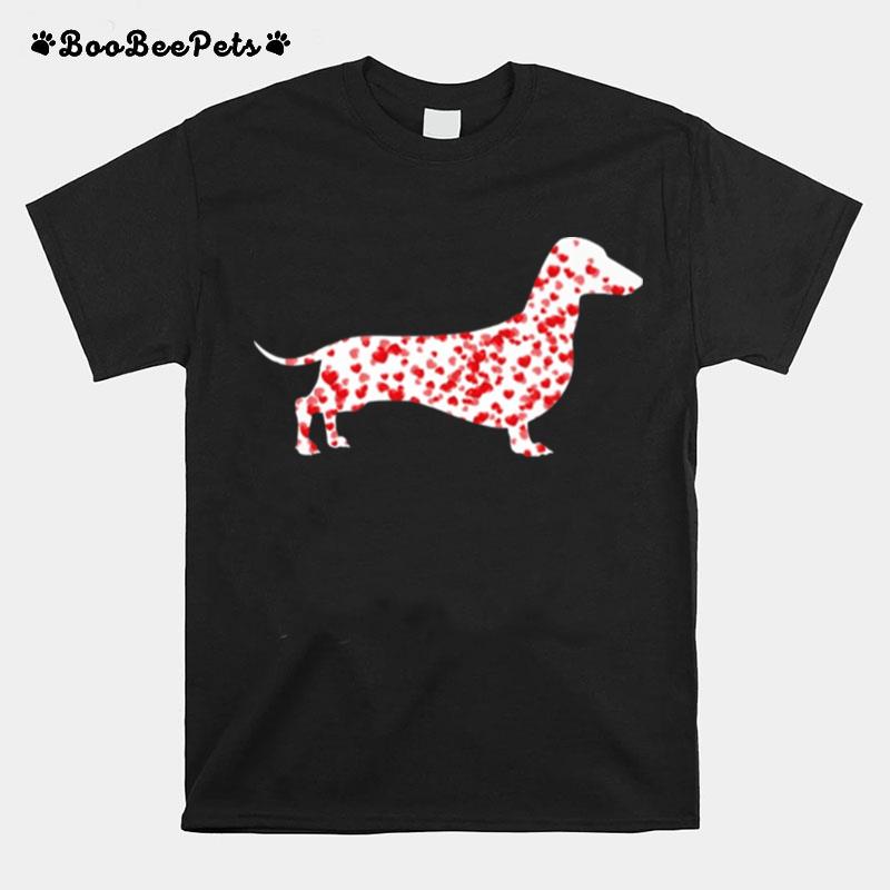 Tiny Hearts Dachshund T-Shirt