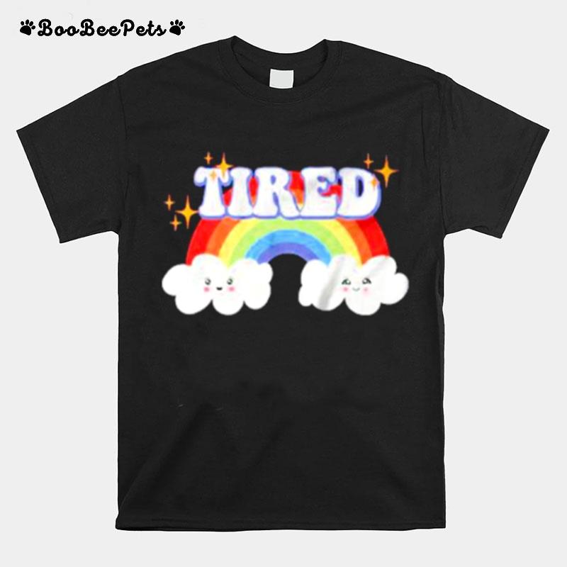 Tired Cute Mental Health T-Shirt