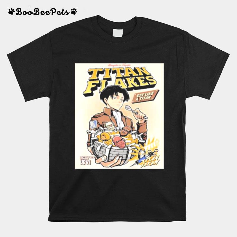 Titan Flakes Eat Like A Titan Free Tian Serum T-Shirt