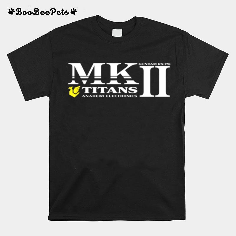 Titans Gundam Rx 178 Mk Ii Mobile Suit Zeta Gundam T-Shirt