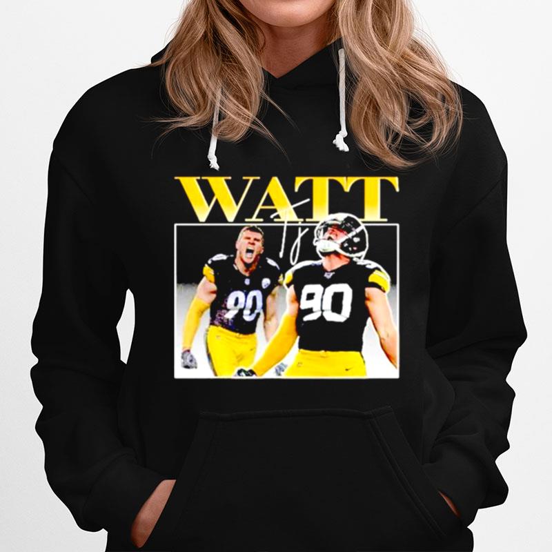 Tj Watt Pittsburg Steelers Vintage Retro Hoodie