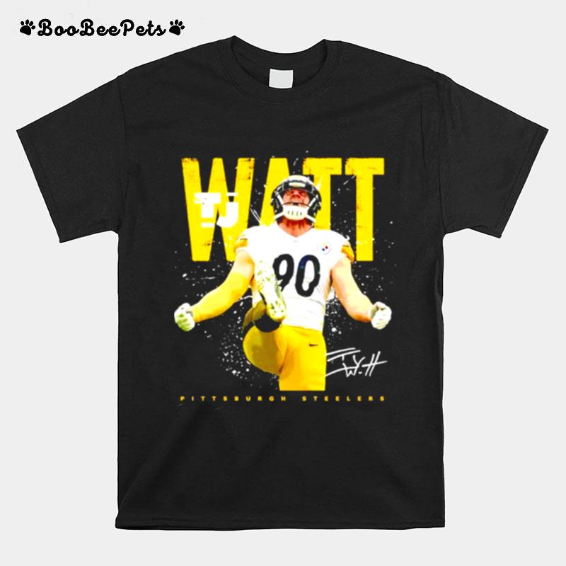 Tj Watt Pittsburgh Steelers Signature T-Shirt