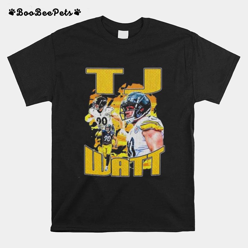 Tj Watt Vintage Pittsburgh Steelers Copy T-Shirt