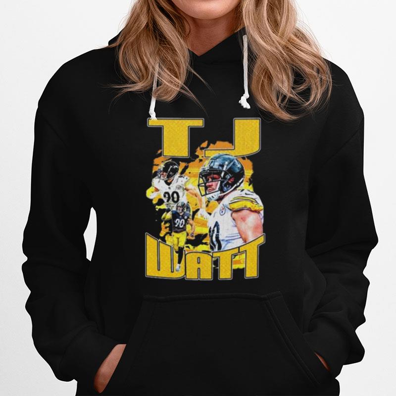 Tj Watt Vintage Pittsburgh Steelers Hoodie