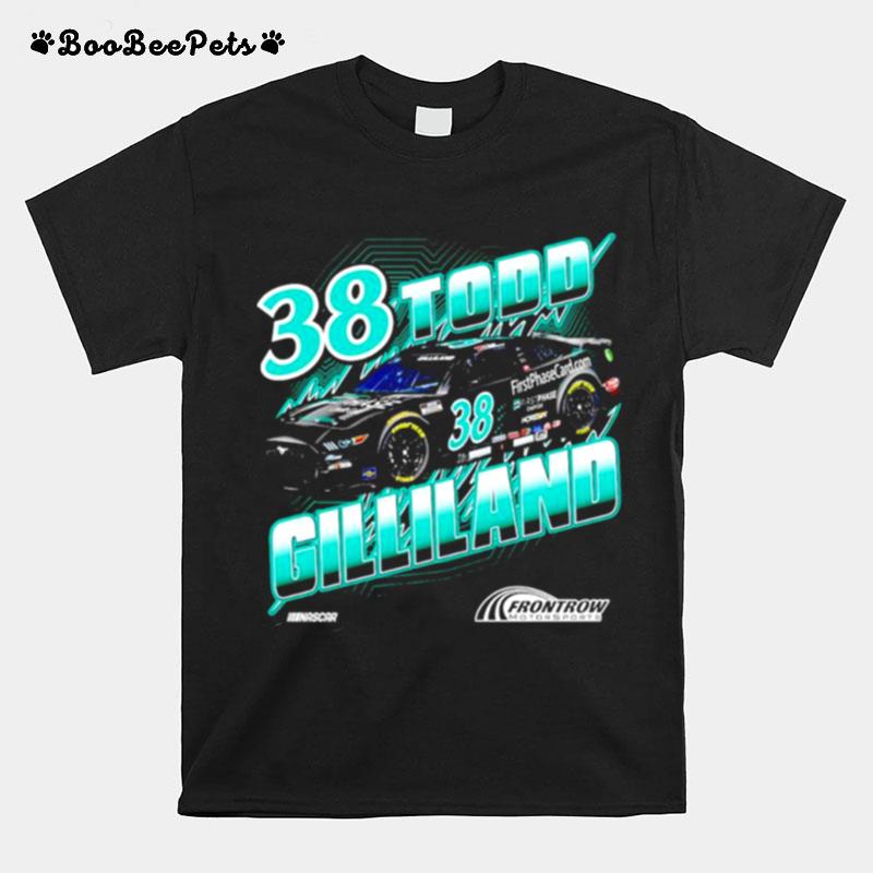 Todd Gilliland Checkered Flag Black First Phase Groove T-Shirt