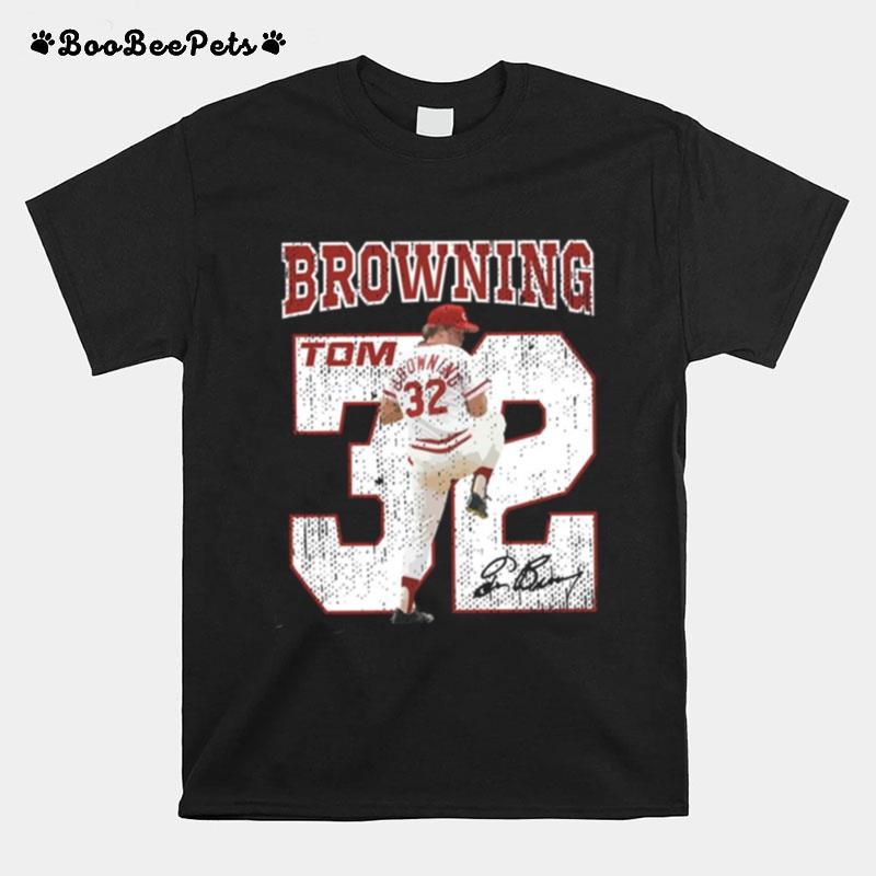 Tom Browning Mr Perfect Baseball Player T-Shirt