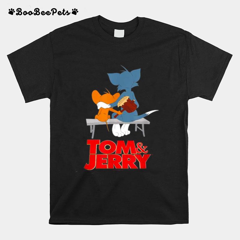 Tom Jerry Movie Parkbench T-Shirt