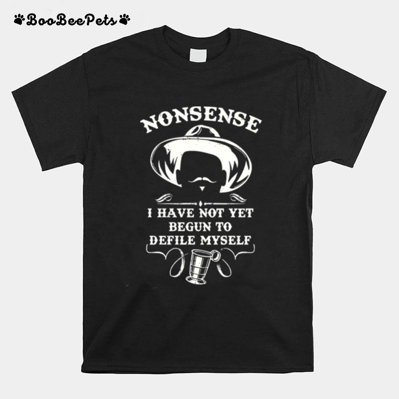 Tombstone Doc Holiday I Have Not Yet Begun To Defile Myself Val Kilmer T-Shirt