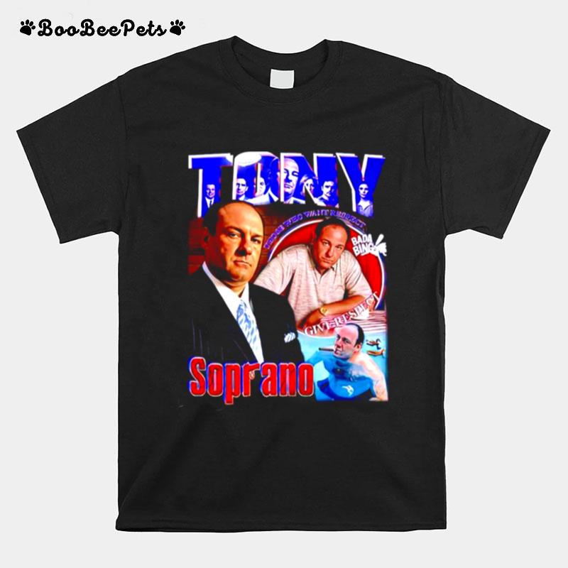 Tony Soprano Those Who Want Respect Give Respect T-Shirt