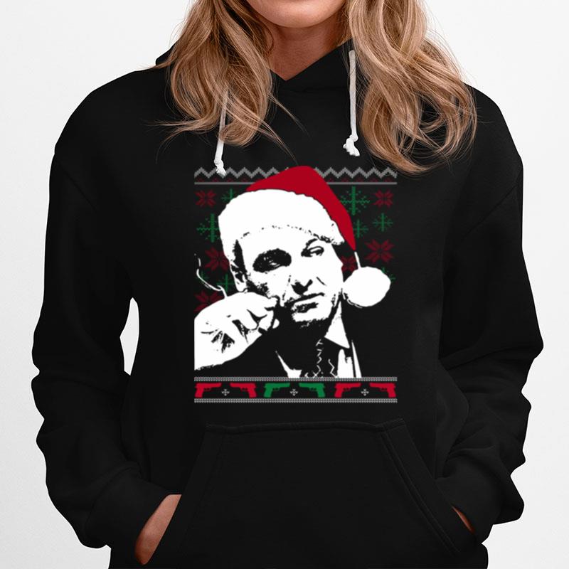 Tony Soprano Ugly Christmas Hoodie