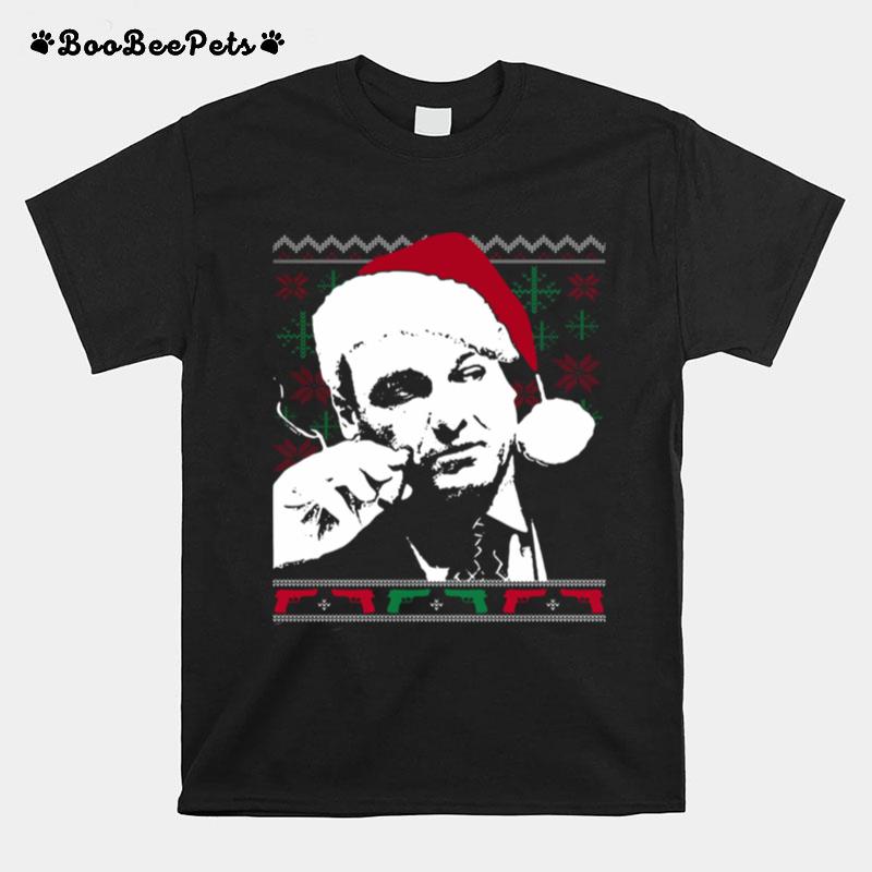 Tony Soprano Ugly Christmas T-Shirt