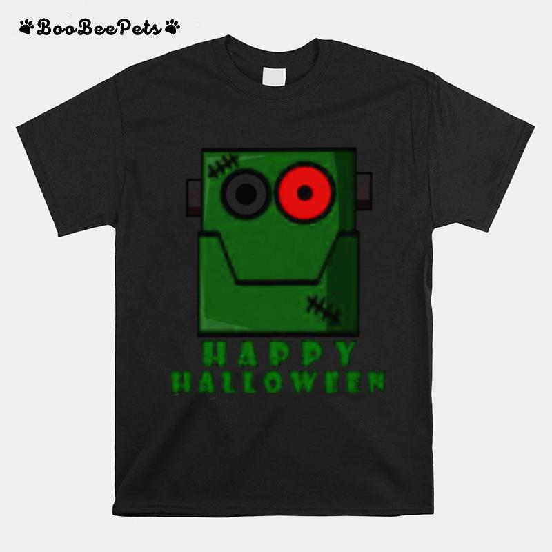 Top Frankenstein Happy Halloween T-Shirt