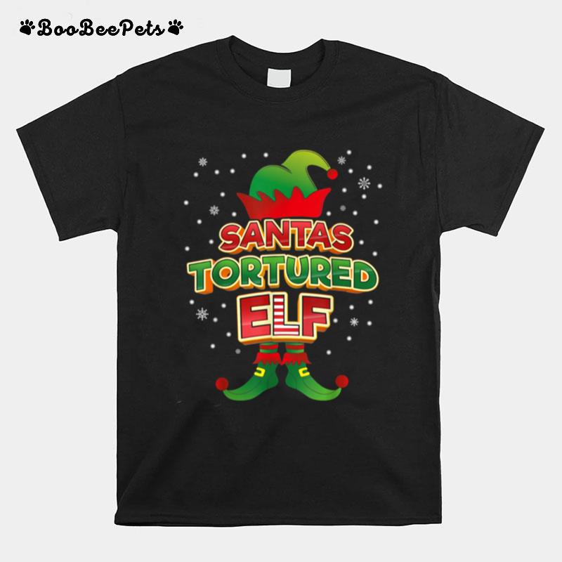 Tortured Elf Xmas Matching Pajama Party Family T-Shirt