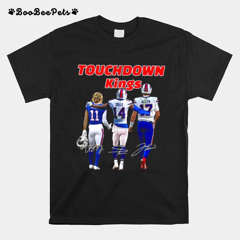 Touchdown Kings Buffalo Bills Diggs Allen Beasley Signatures T-Shirt