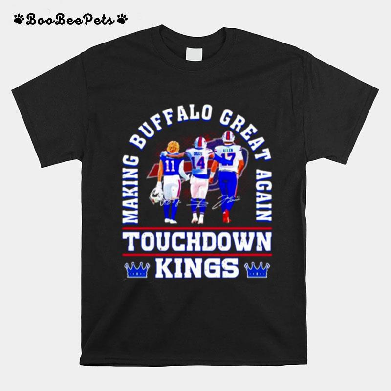Touchdown Kings Making Buffalo Great Again Football T-Shirt