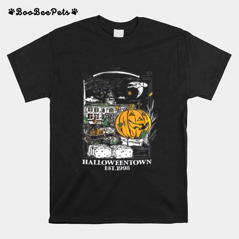 Town Est 1998 Town University Pumpkin Town Fall Town T-Shirt