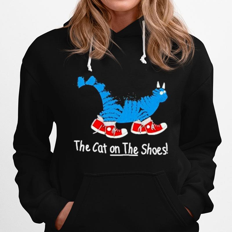 Translatedtees The Cat On The Red Shoes Hoodie