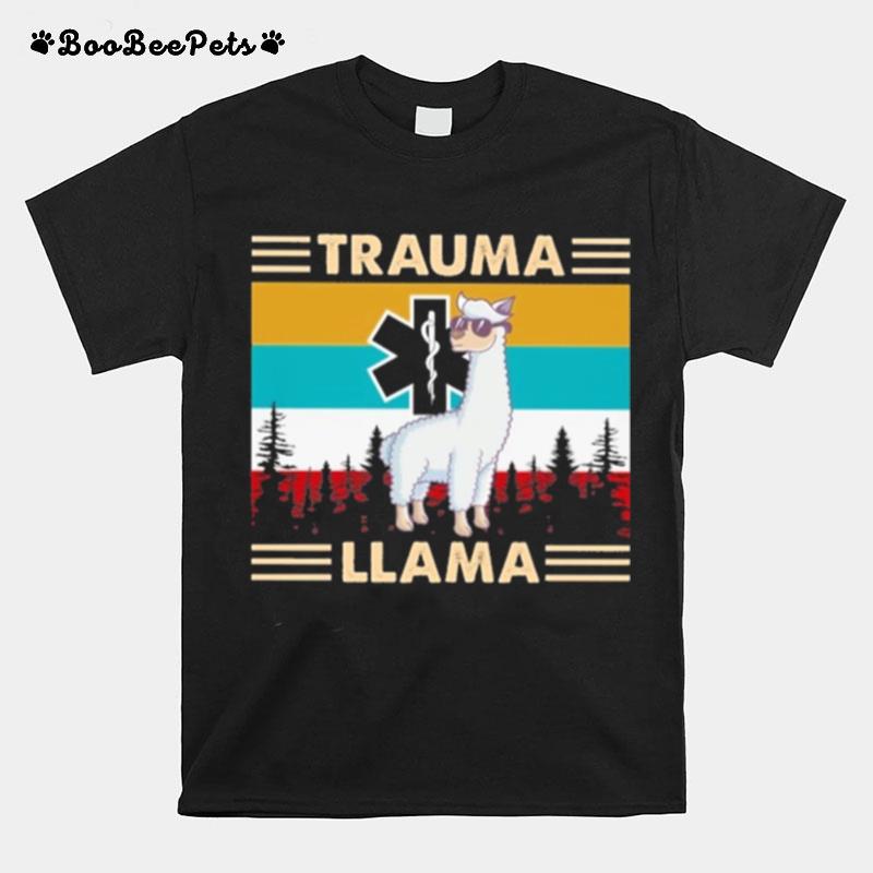 Trauma Llama Vintage T-Shirt