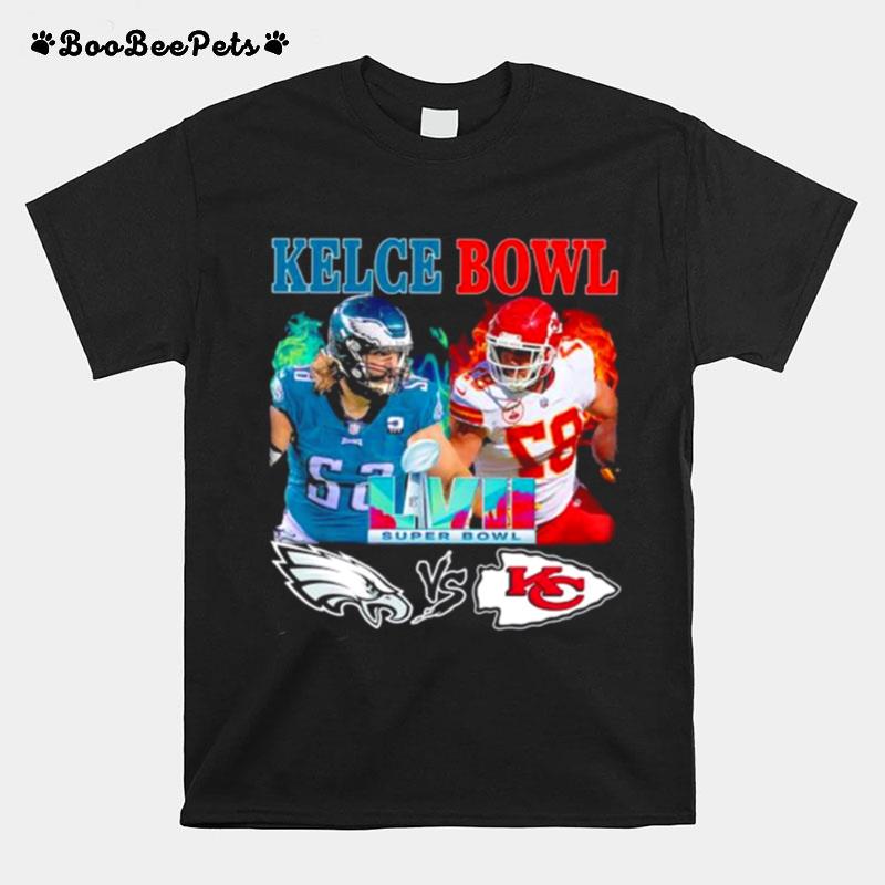 Travis Kelce And Jason Kelce Super Bowl Lvii 2023 T-Shirt
