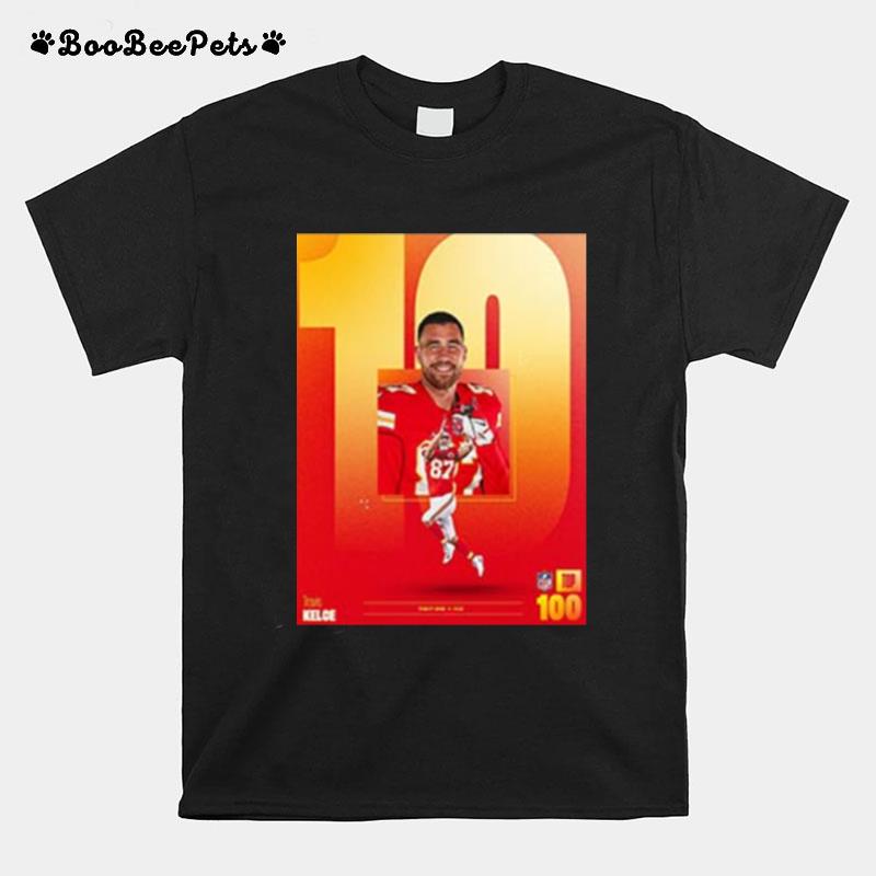Travis Kelce Kansas City Chiefs In The Nfl Top 100 Vintage T-Shirt