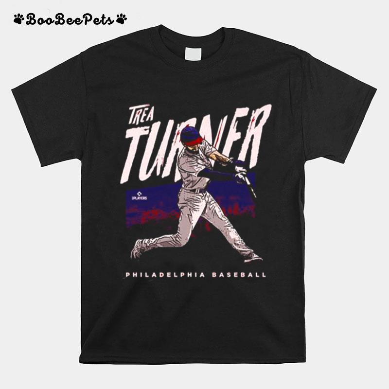 Trea Turner Philadelphia Baseball Grunge Copy T-Shirt