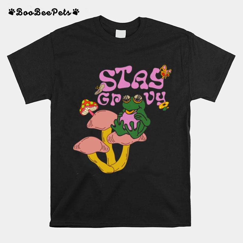 Trending Groovy Frog Just Stay Groovy T-Shirt