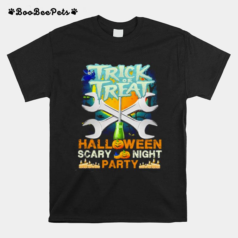 Trick Or Treat Halloween Scary Night Party T-Shirt