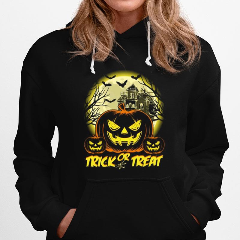 Trick Or Treat Jack O Lantern Pumpkin Halloween Hoodie