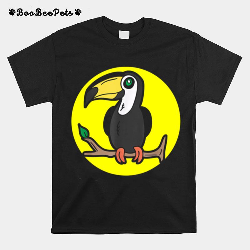 Tropical Toucan Cartoon Bird Toucans T-Shirt