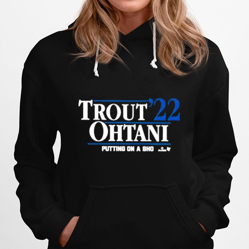 Trout22 Ohtani Putting On A Sho Hoodie