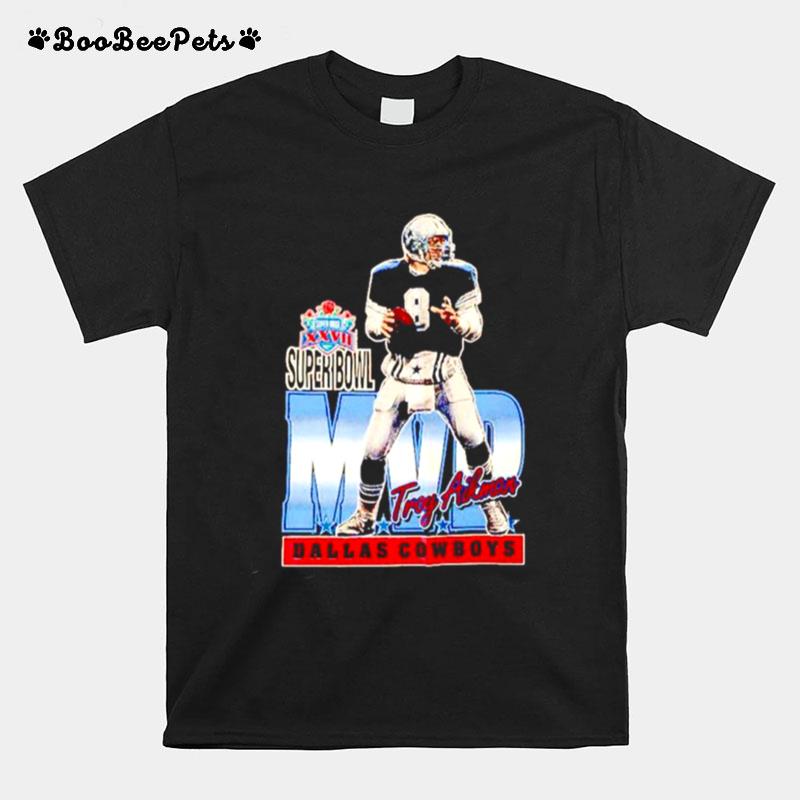Troy Aikman Dallas Cowboys Super Bowl T-Shirt