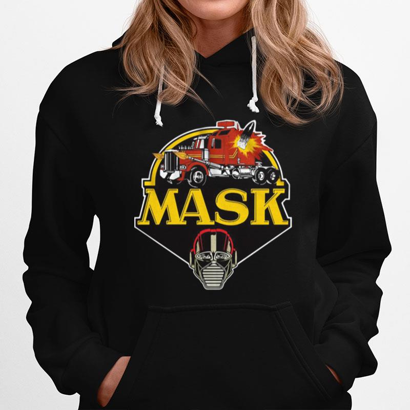 Truck Logo Mask Hoodie