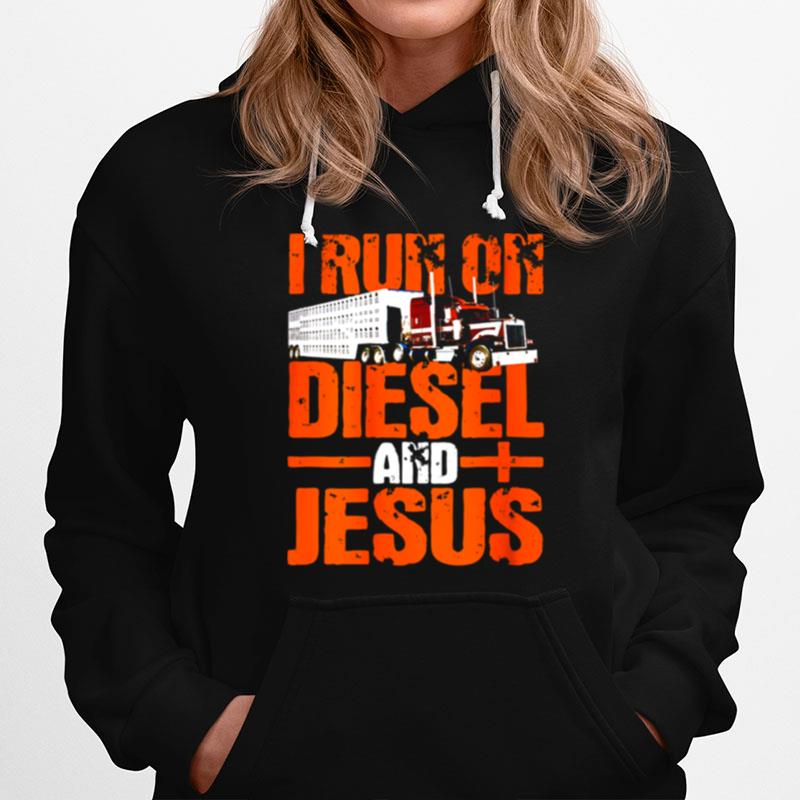 Trucker Design On Back Of Clothing Hoodie