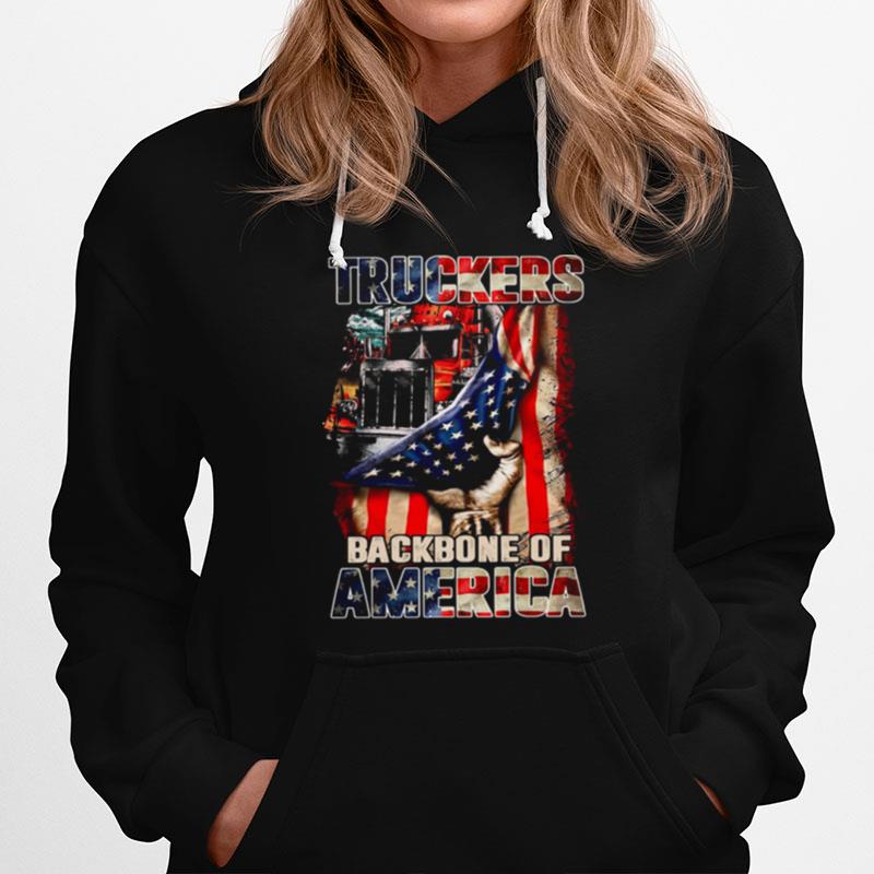 Truckers Backbone Of America Hoodie