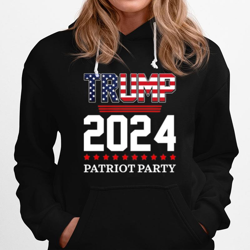 Trump 2024 Patriot Party Hoodie