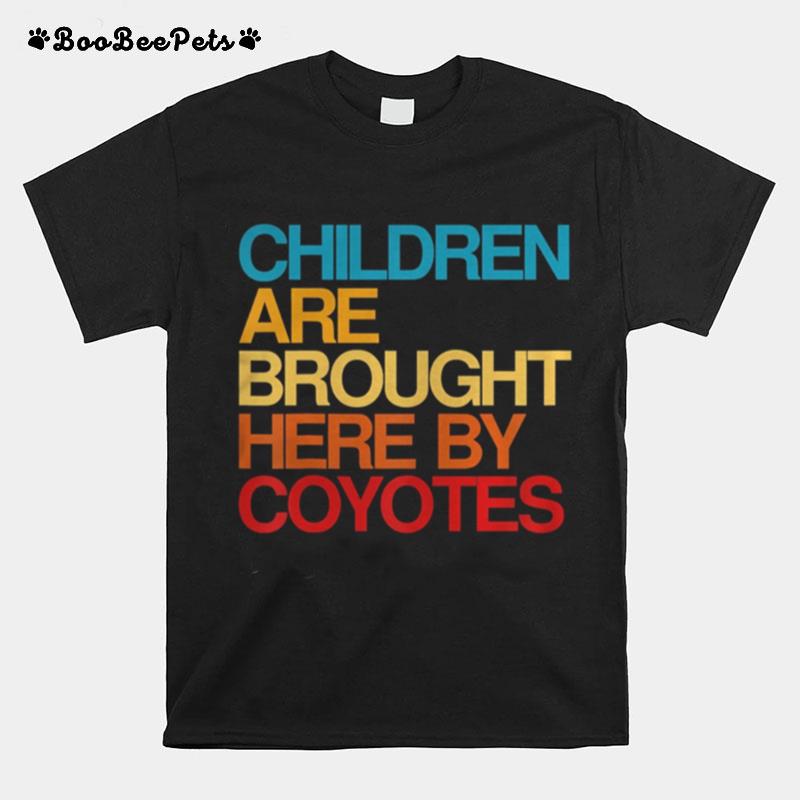 Trump Debate Children Are Brought Here By Coyotes Vintage T-Shirt