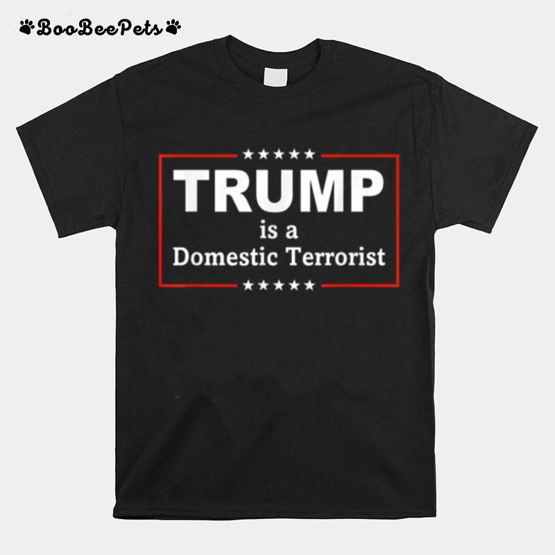 Trump Is A Domestic Terrorist Quote 2022 Tee T-Shirt