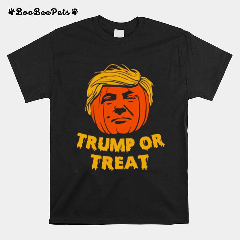 Trump Or Treat Halloween Funny Trump Halloween Ts T-Shirt