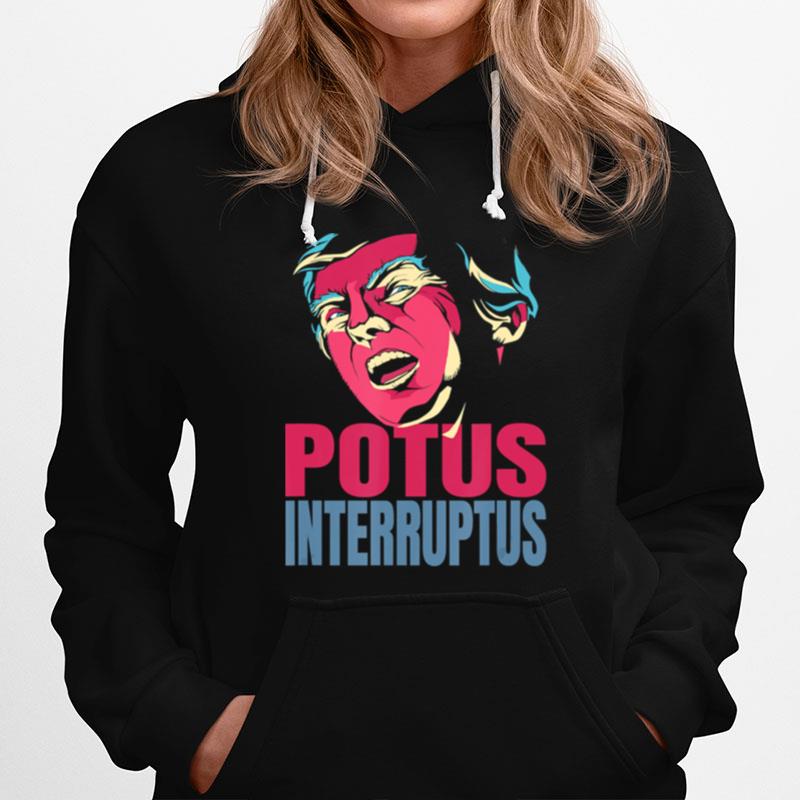 Trump Voted Off Potus Interruptus Biden Election Hoodie