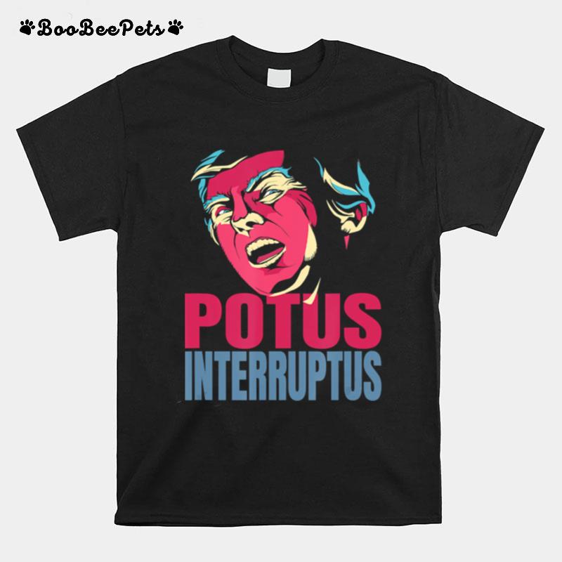 Trump Voted Off Potus Interruptus Biden Election T-Shirt