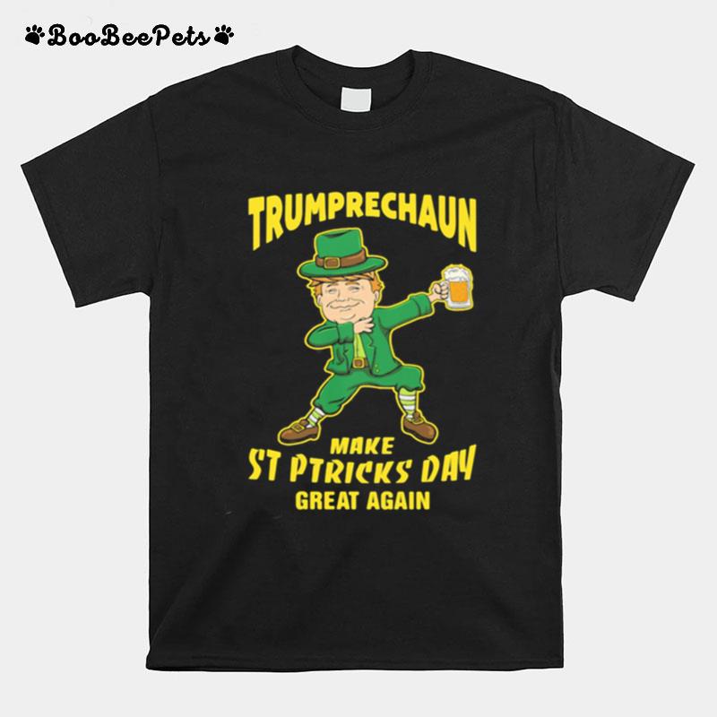 Trumprechaun Make St Patricks Day Great Again Beer T-Shirt