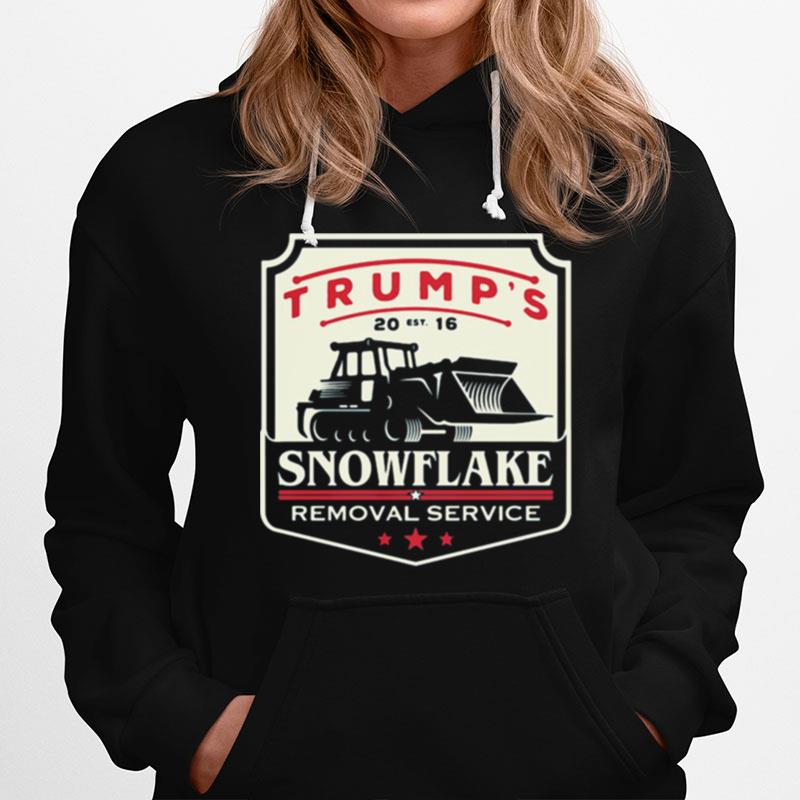 Trumps Snowflake Removal Service Car Draw Hoodie