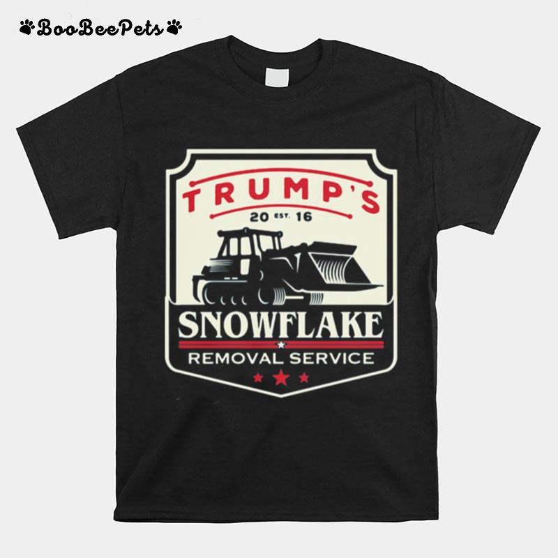 Trumps Snowflake Removal Service Car Draw T-Shirt