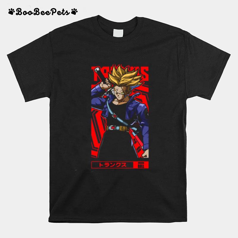 Trunks Dragon Ball Z Anime Otaku Design T-Shirt