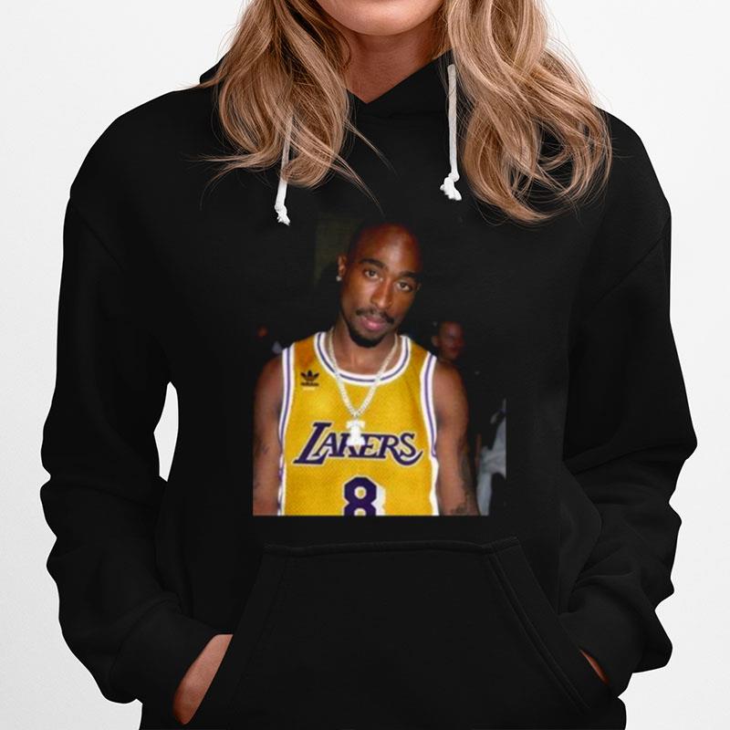 Tupac Los Angeles Lakers Goat Hoodie