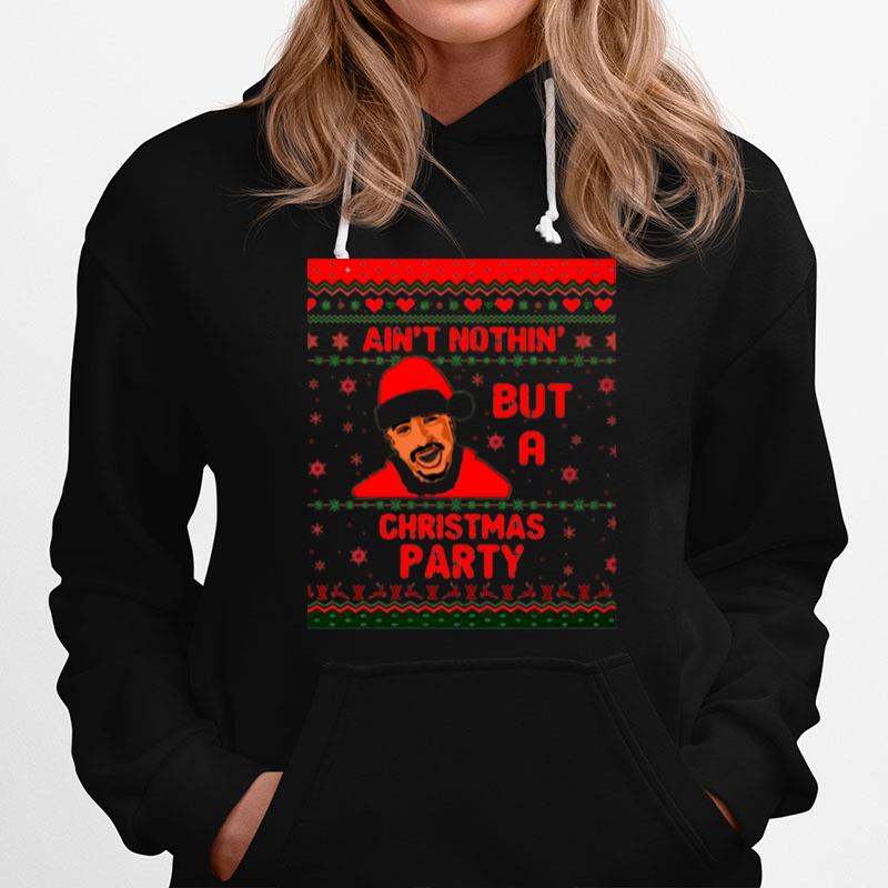 Tupac Shakur Aint Nothin But A Christmas Party Ugly Hoodie