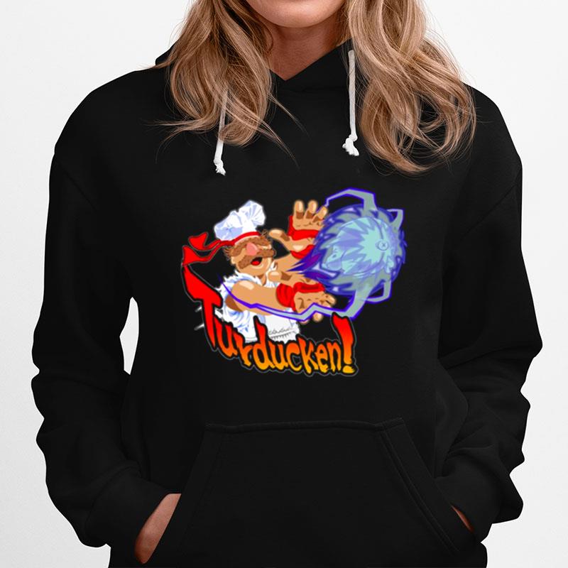 Turducken Hadoken Streetfighter Crossover Hoodie