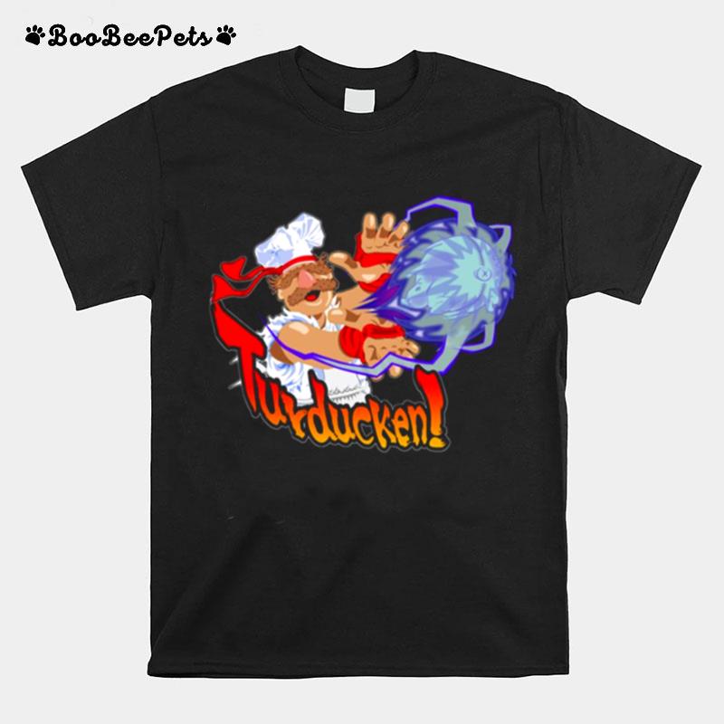 Turducken Hadoken Streetfighter Crossover T-Shirt