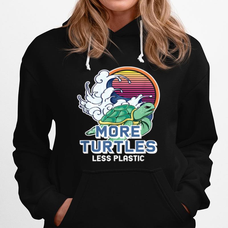 Turtle Girl Save The Turtles Earth Day Hoodie